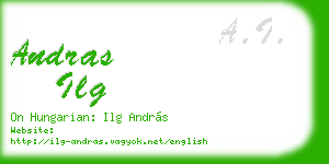 andras ilg business card